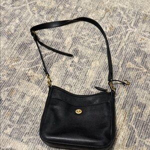 Coach Black Leather Crossbody Bag